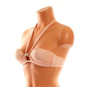 Pink/Peach Bikini Top - Jolidon Prelude - High Quality - 35% OFF